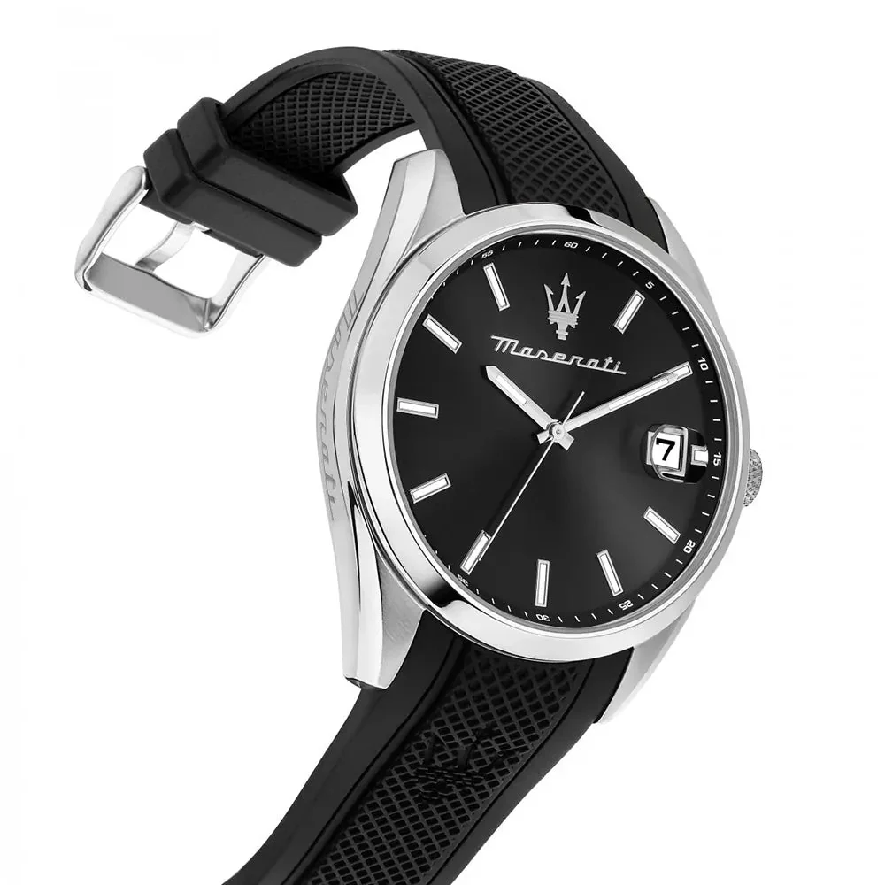 Maserati Attrazione Men's Black Watch - Image 5