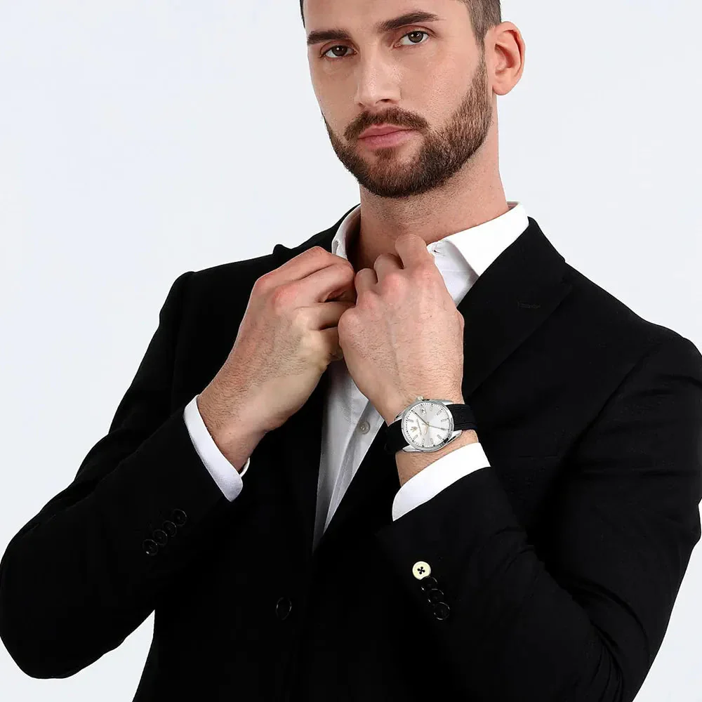 Maserati Attrazione Men's Black Watch - Image 6