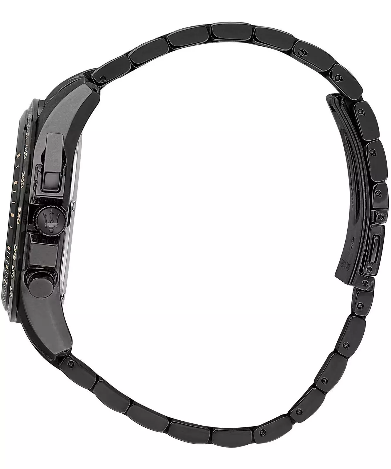 Maserati Traguardo Men's Black Chronograph Watch Bracelet Set - Image 6