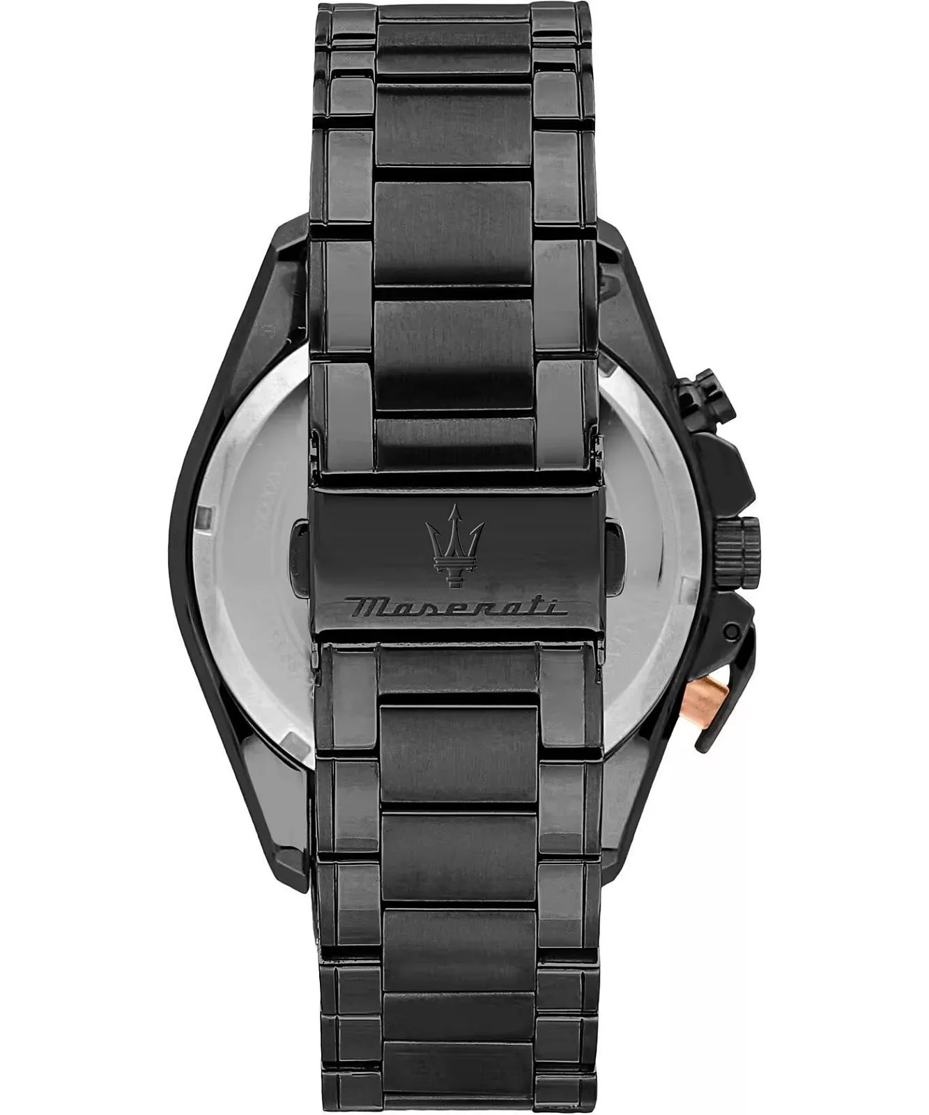 Maserati Traguardo Men's Black Chronograph Watch Bracelet Set - Image 7