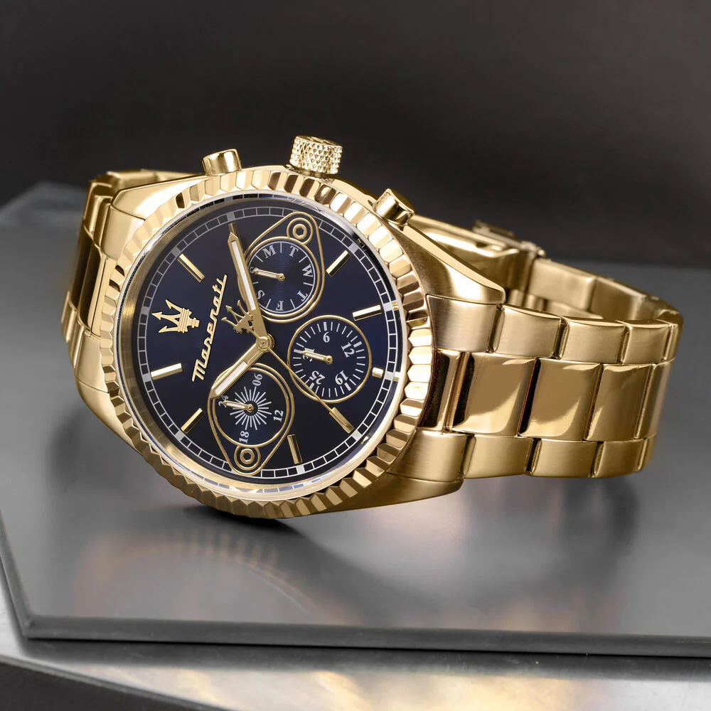 Maserati Competizione Men's Gold Watch - Image 6