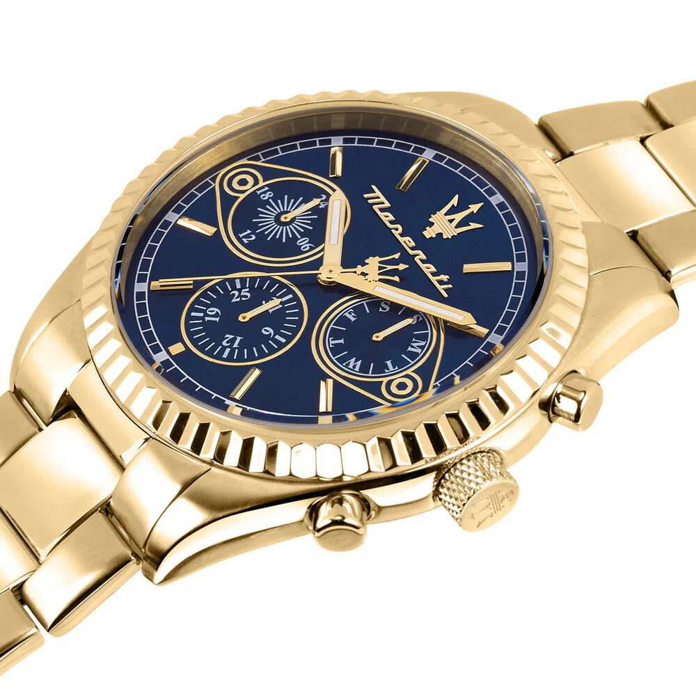 Maserati Competizione Men's Gold Watch - Image 7
