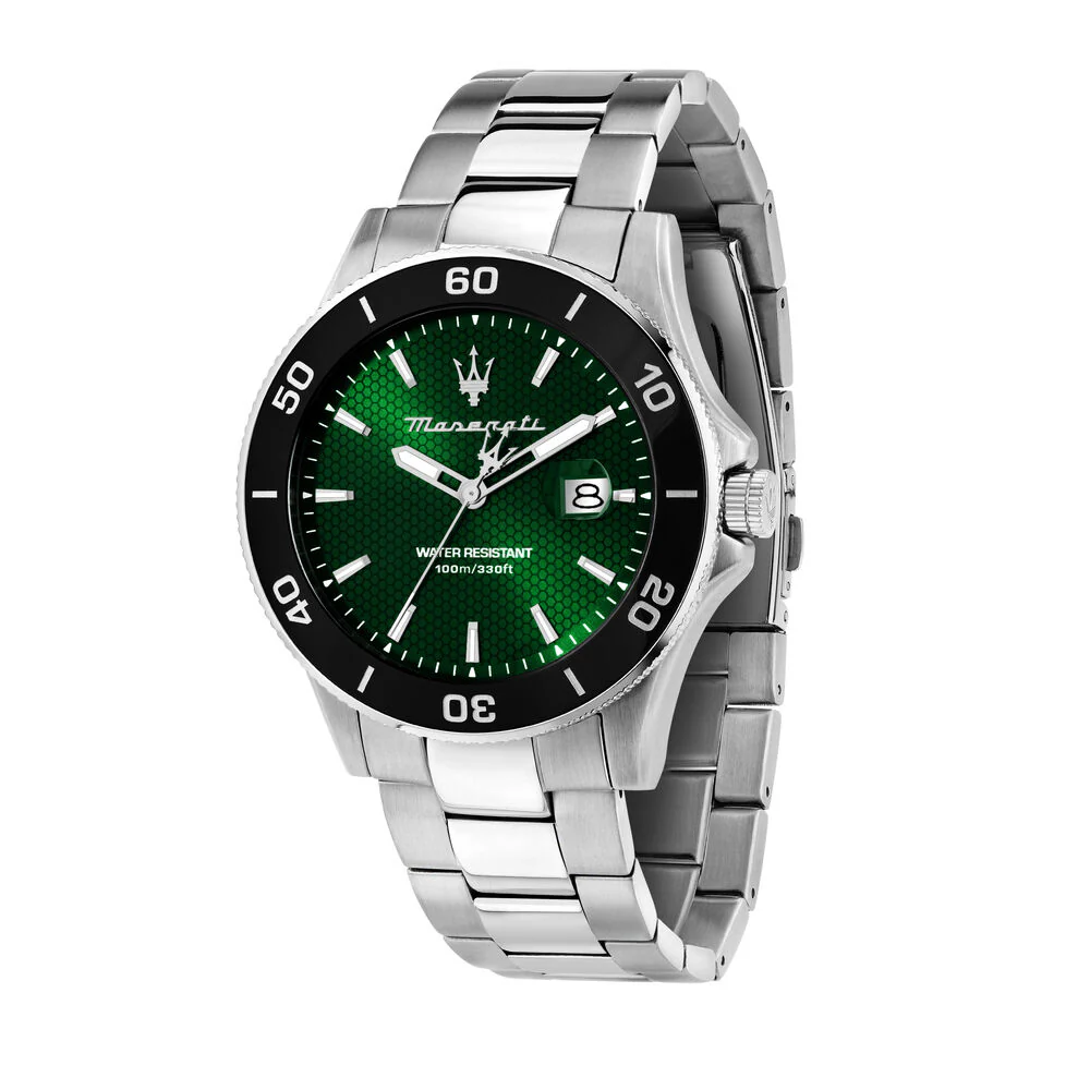 Maserati Competizione Men's Green Watch