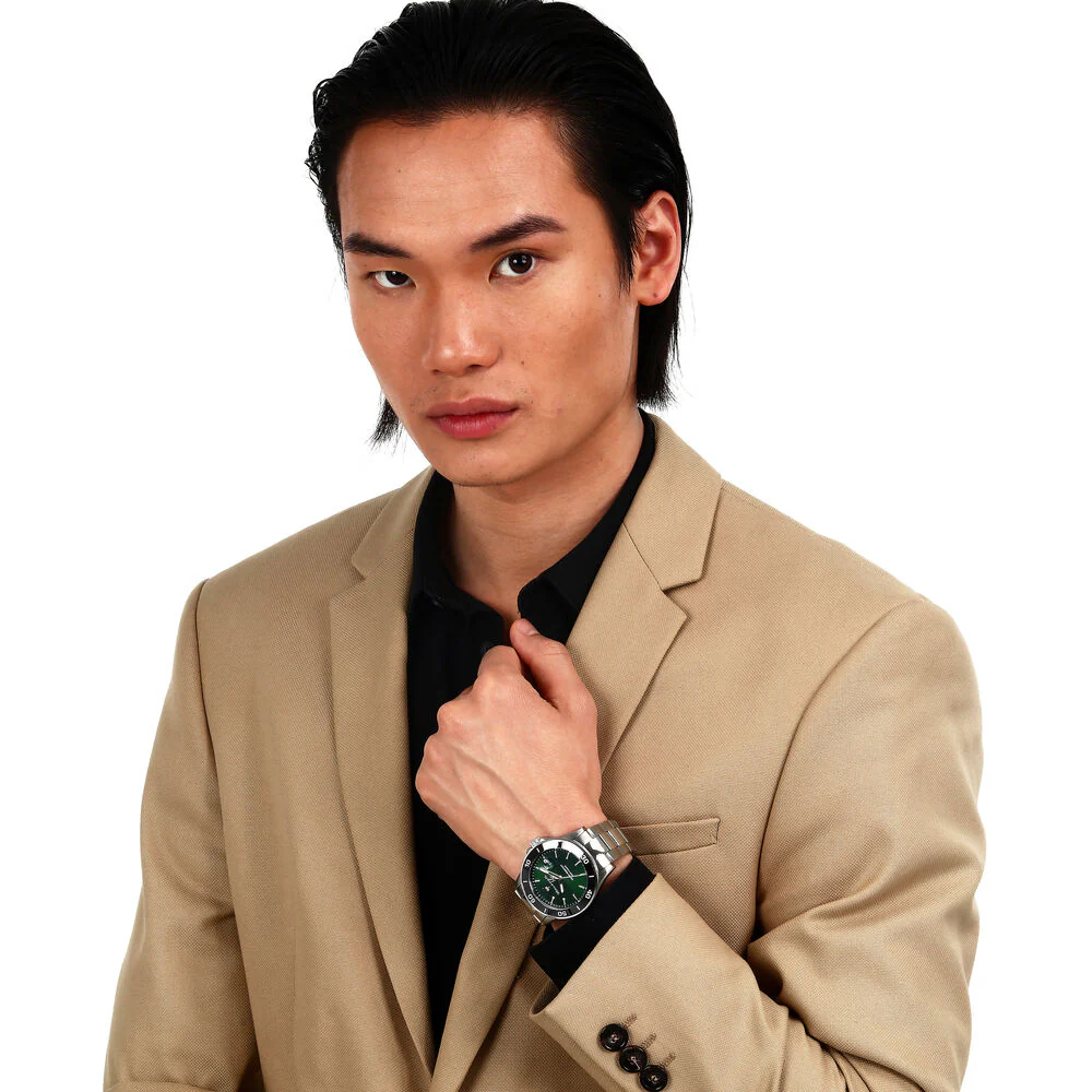 Maserati Competizione Men's Green Watch - Image 4