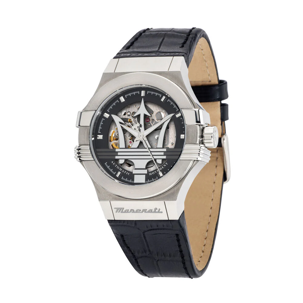 Maserati Men's Black Potenza Watch