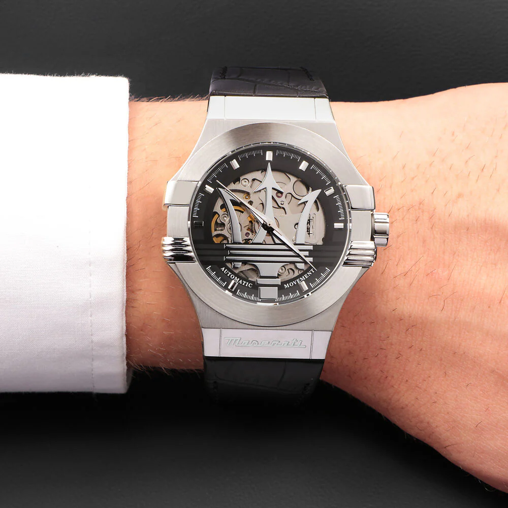 Maserati Men's Black Potenza Watch - Image 6
