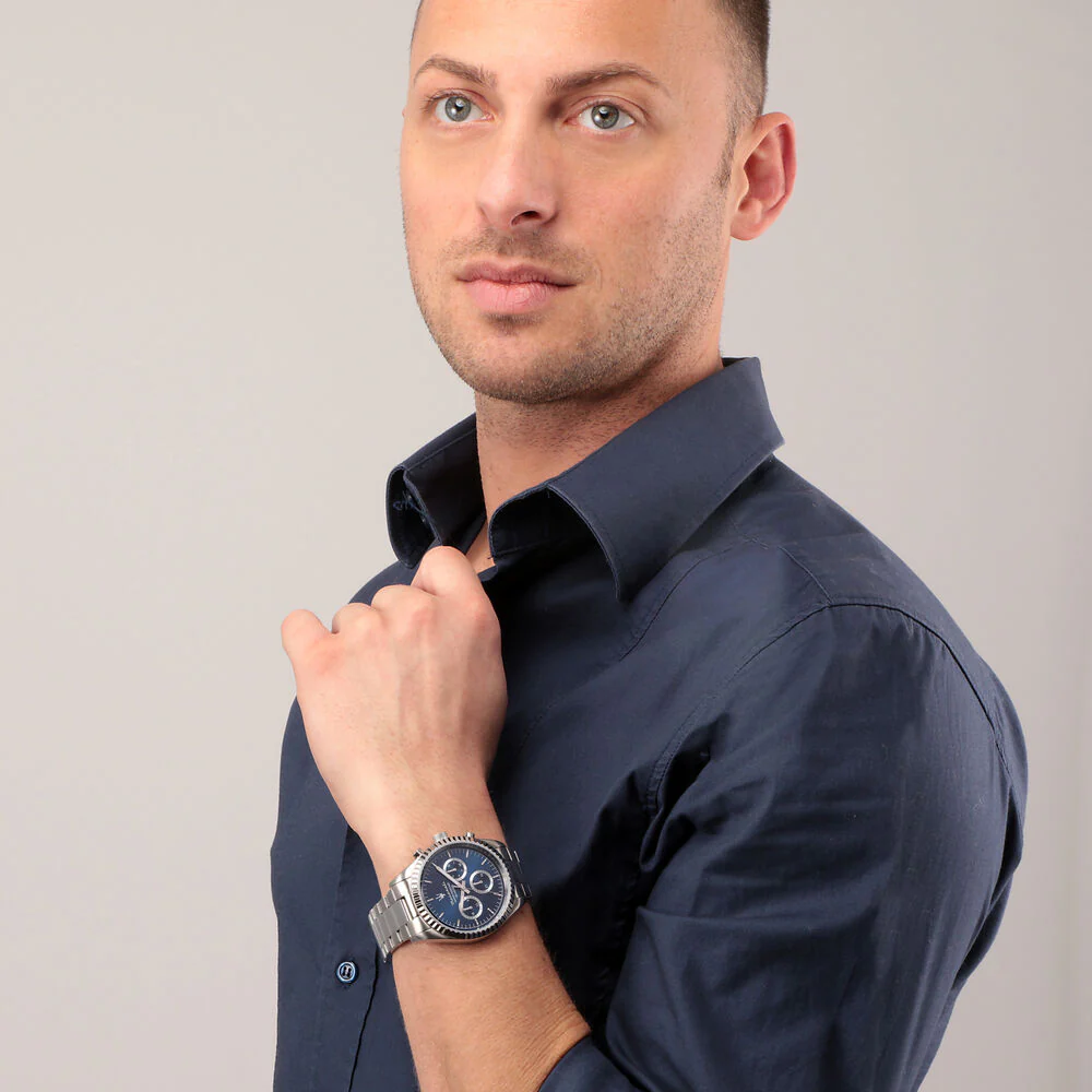 Maserati Men's Competizione Blue Watch - Image 4