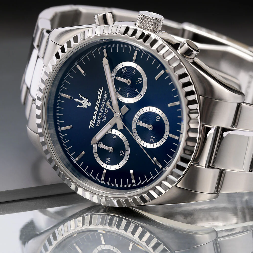 Maserati Men's Competizione Blue Watch - Image 6