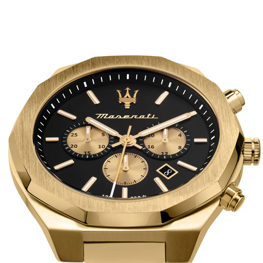 Maserati Men's Gold Stile Watch - Image 6
