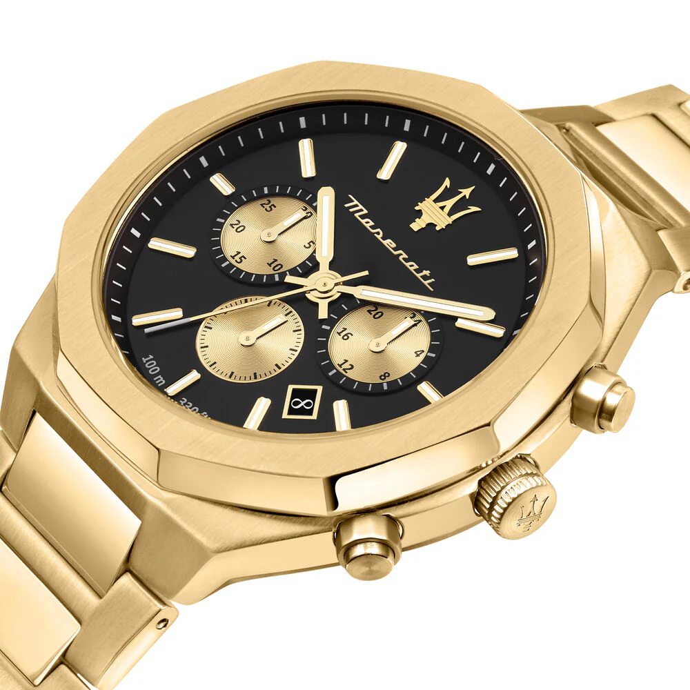 Maserati Men's Gold Stile Watch - Image 7