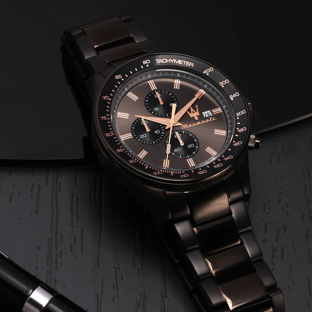 Maserati Men's Sfida Black Watch - Image 6