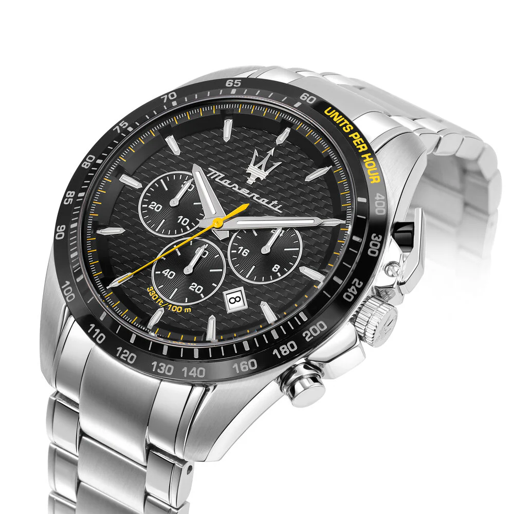 Maserati Men's Traguardo Black Watch - Image 5