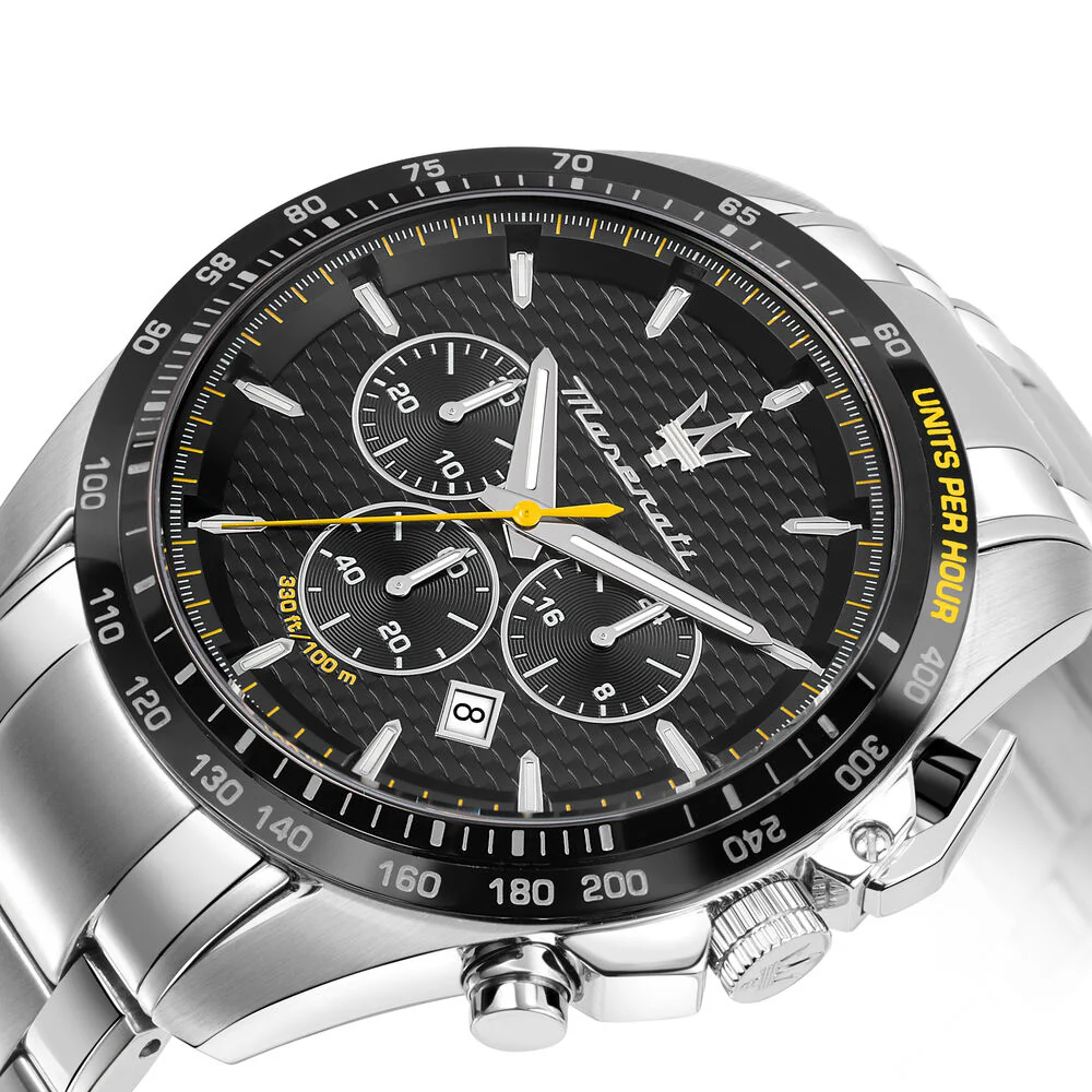 Maserati Men's Traguardo Black Watch - Image 6