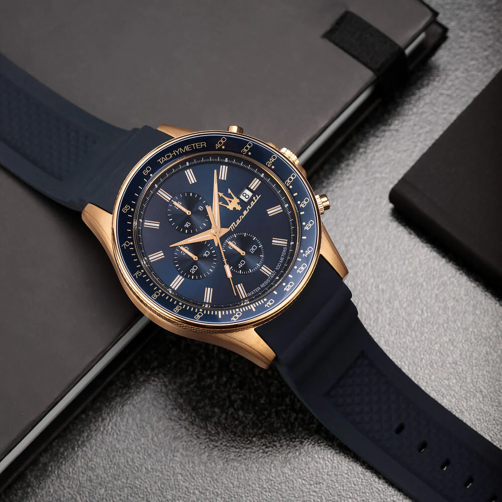 Maserati Sfida Blue Men's Watch - Image 6