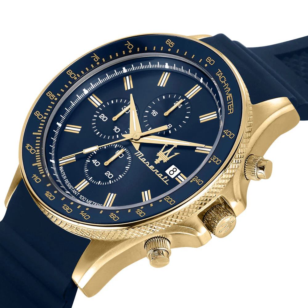 Maserati Sfida Blue Men's Watch - Image 7