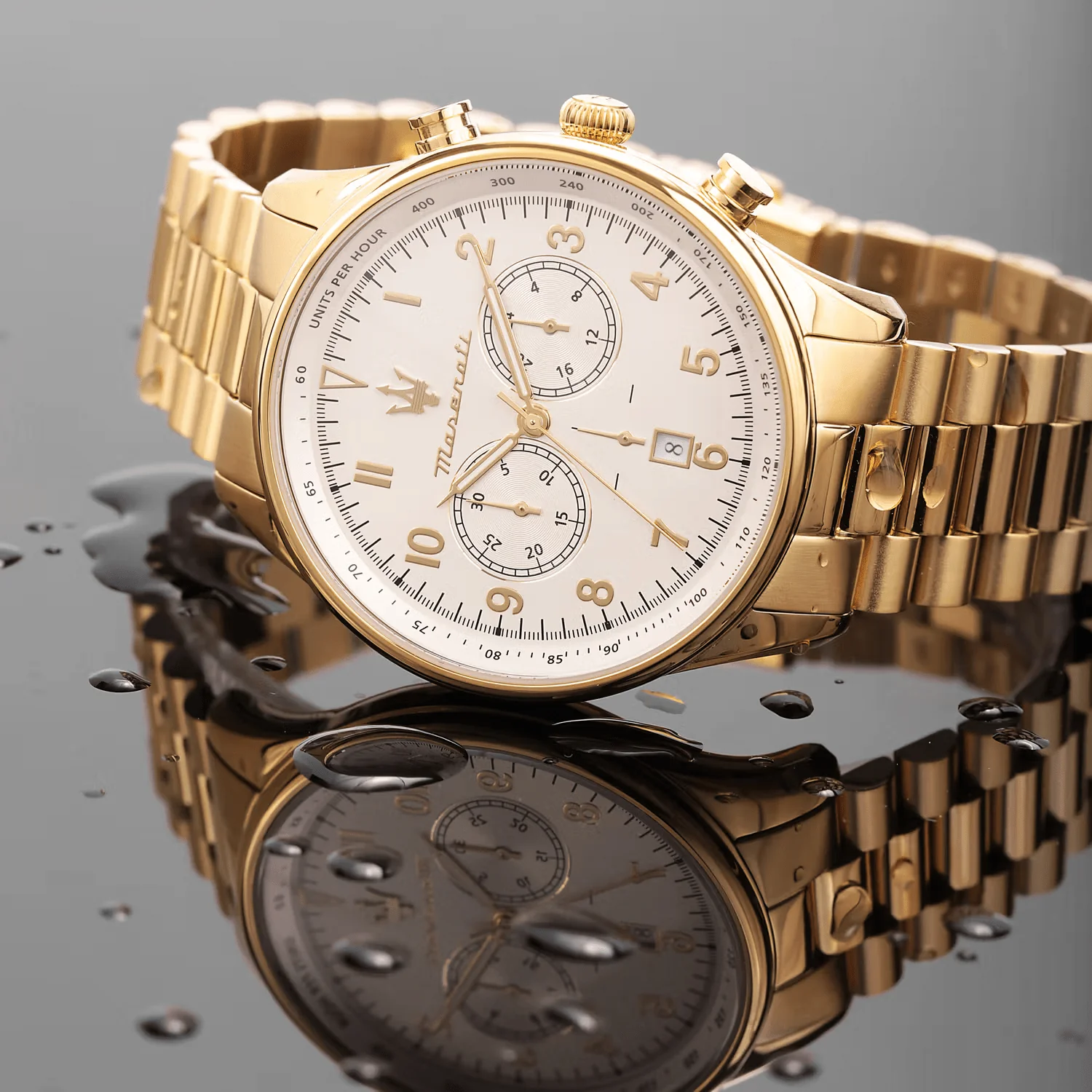 Maserati Tradizione Gold Men's Watch - Image 4