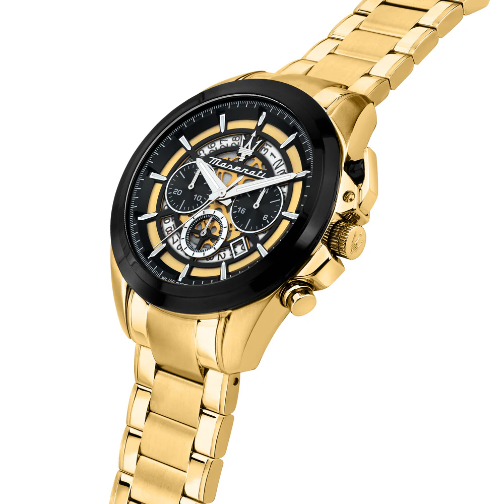 Maserati Traguardo Men's Black Watch - Image 5