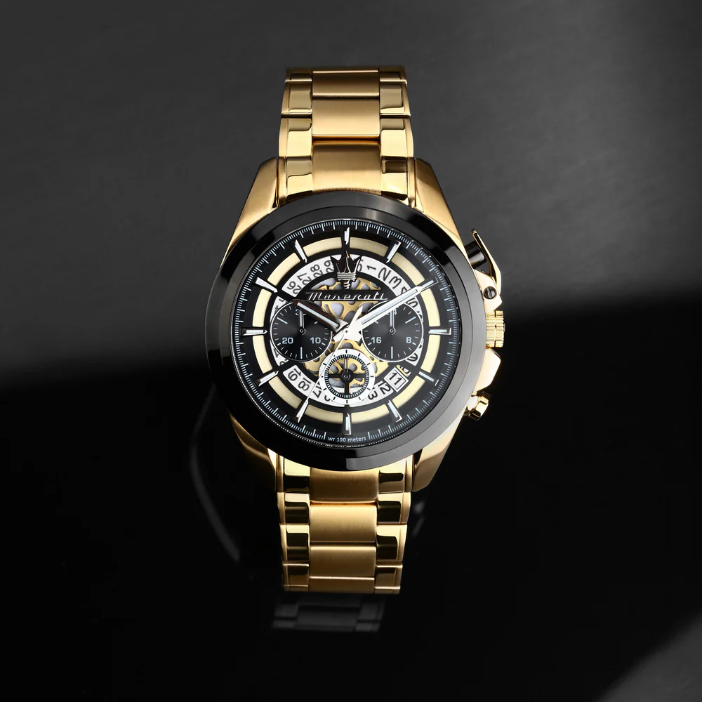 Maserati Traguardo Men's Black Watch - Image 6