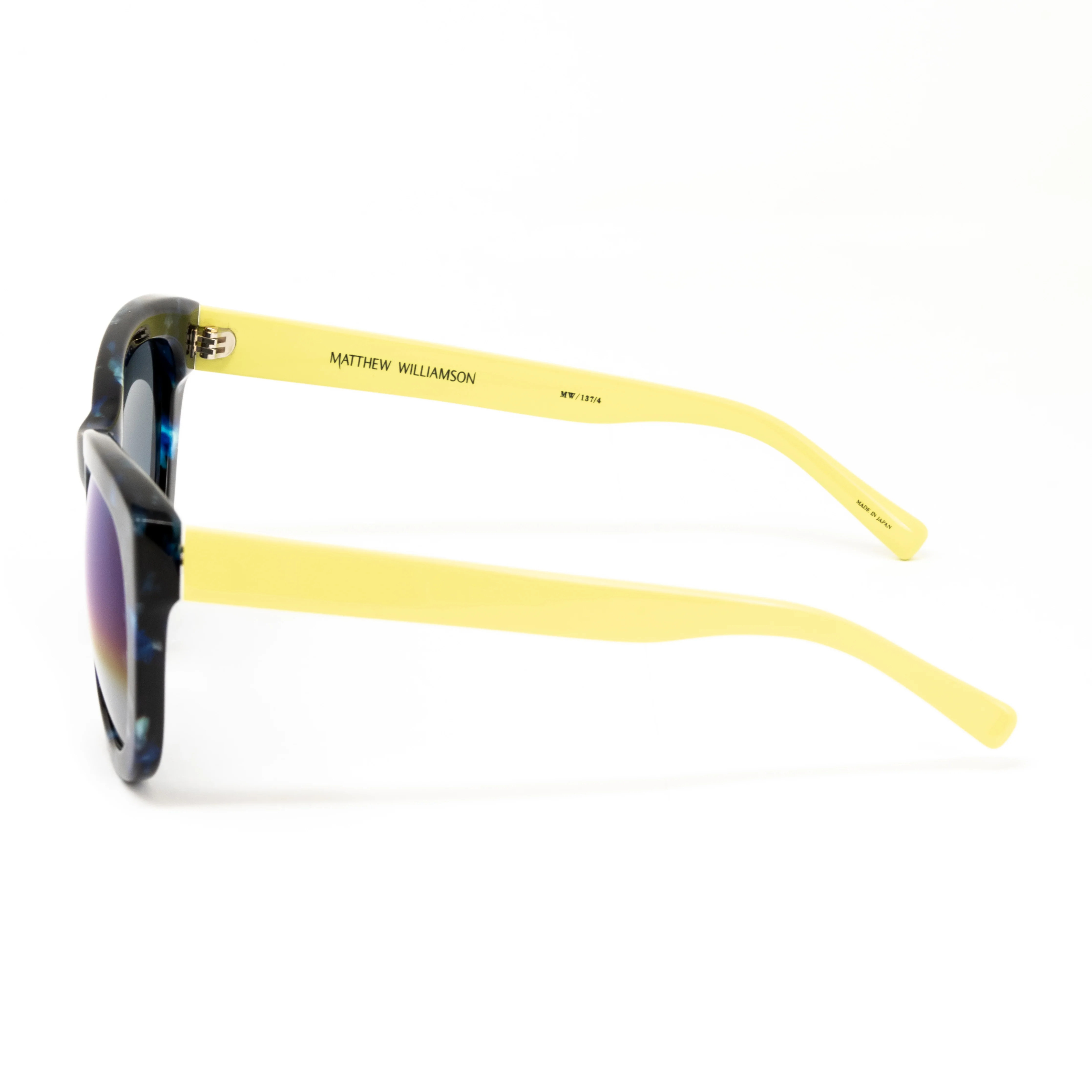 Matthew Williamson x Linda Farrow BlueMarbled Sunglasses - Image 2