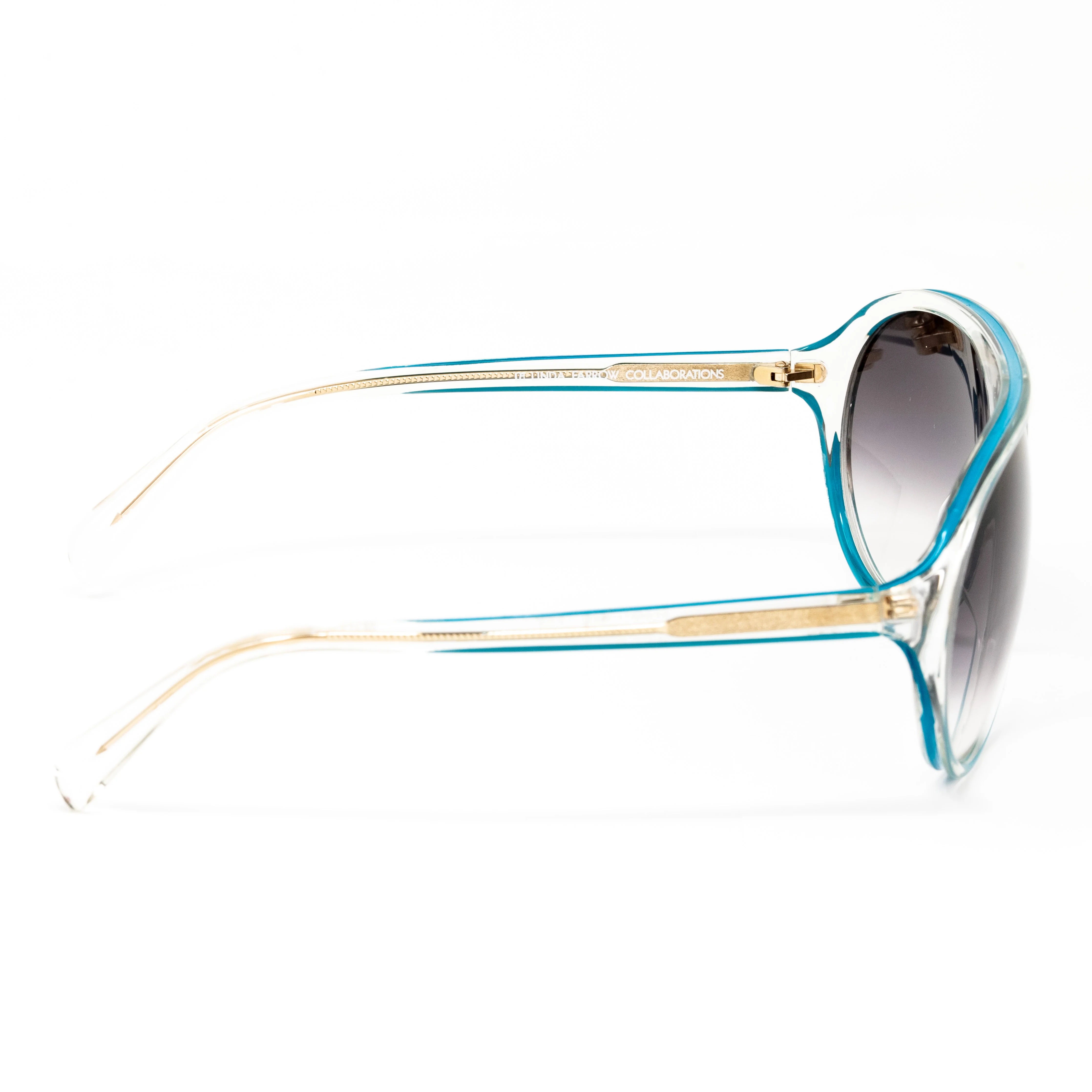 Matthew Williamson x Linda Farrow Blue Sunglasses - Image 3