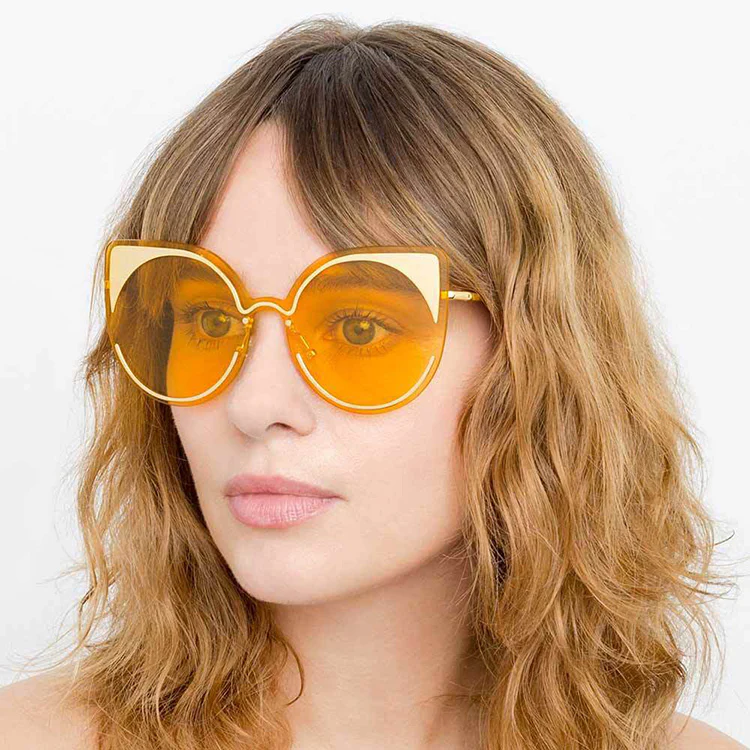 Matthew Williamson x Linda Farrow Yellow Sunglasses - Image 5