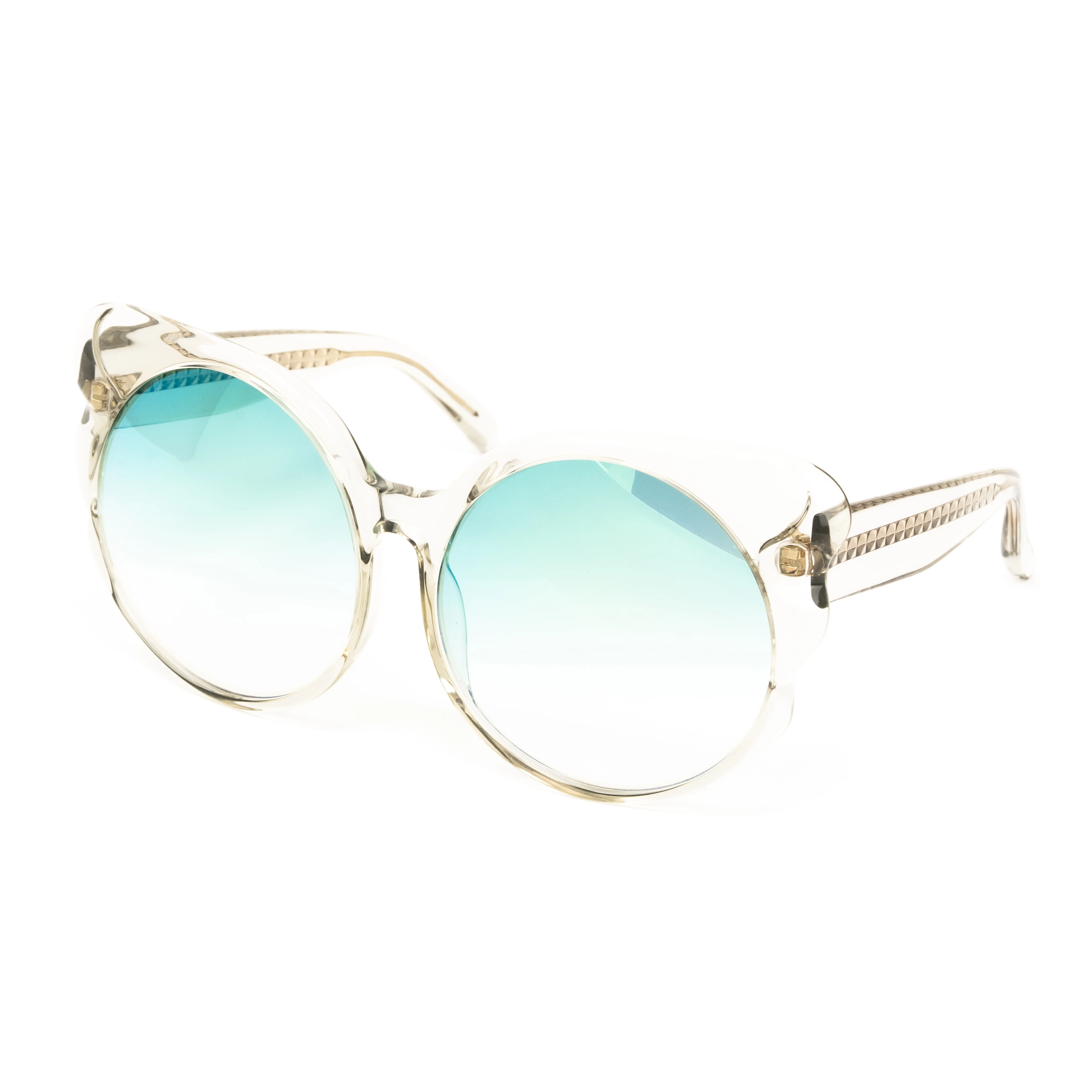 Matthew Williamson x Linda Farrow Clear Sunglasses