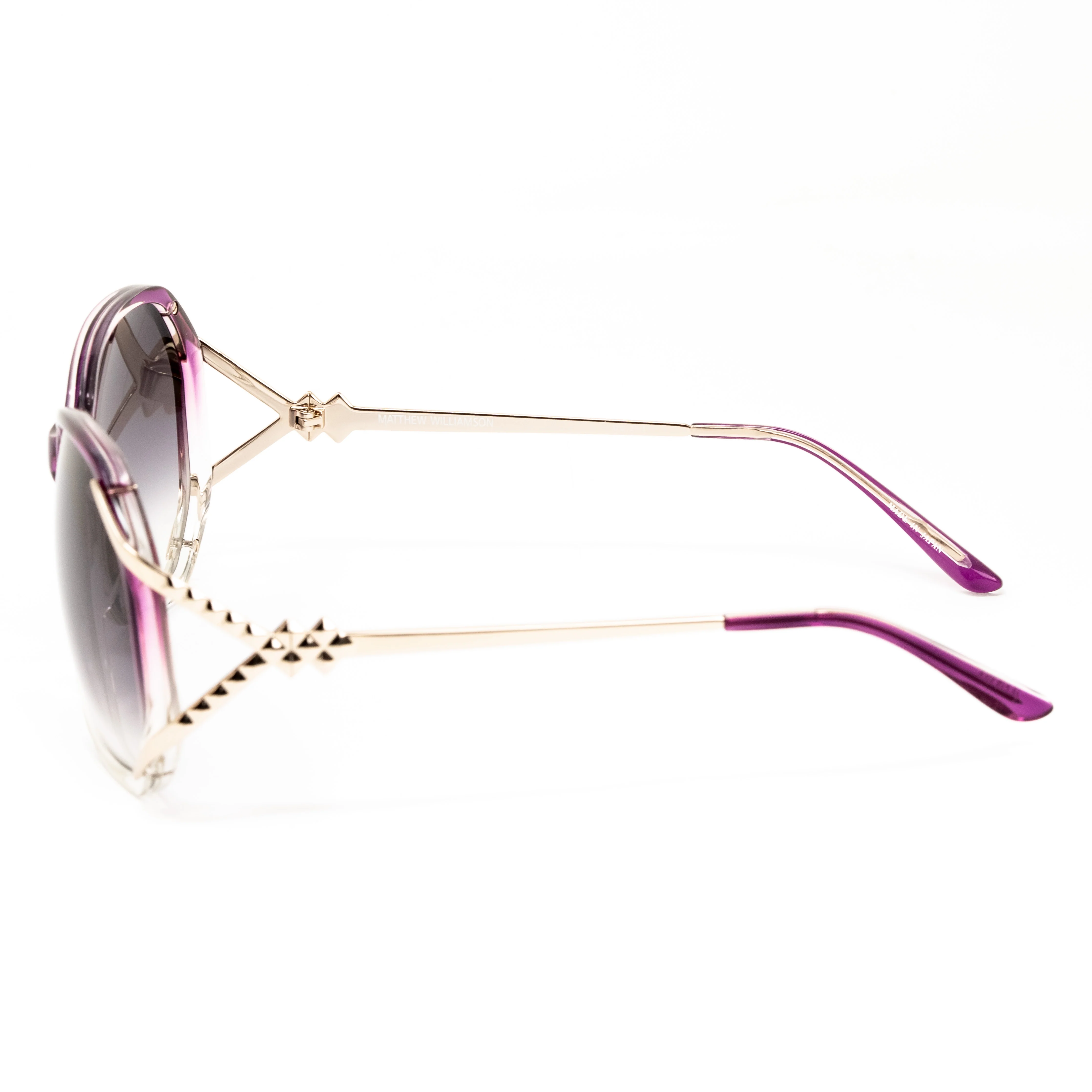 Matthew Williamson x Linda Farrow Purple Sunglasses - Image 2