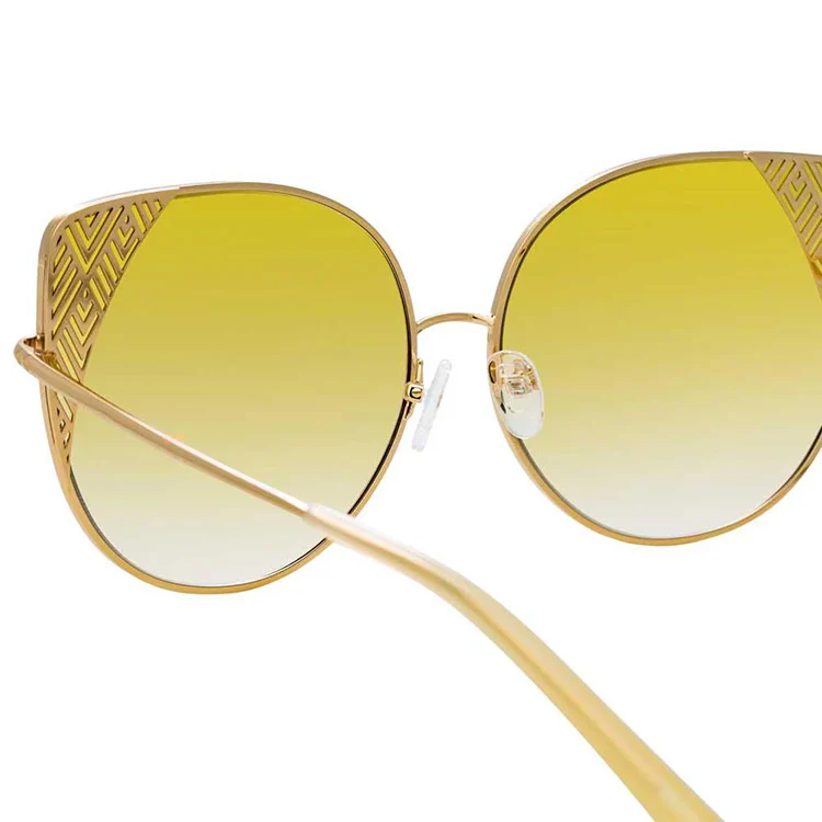 Matthew Williamson x Linda Farrow Yellow Sunglasses - Image 4