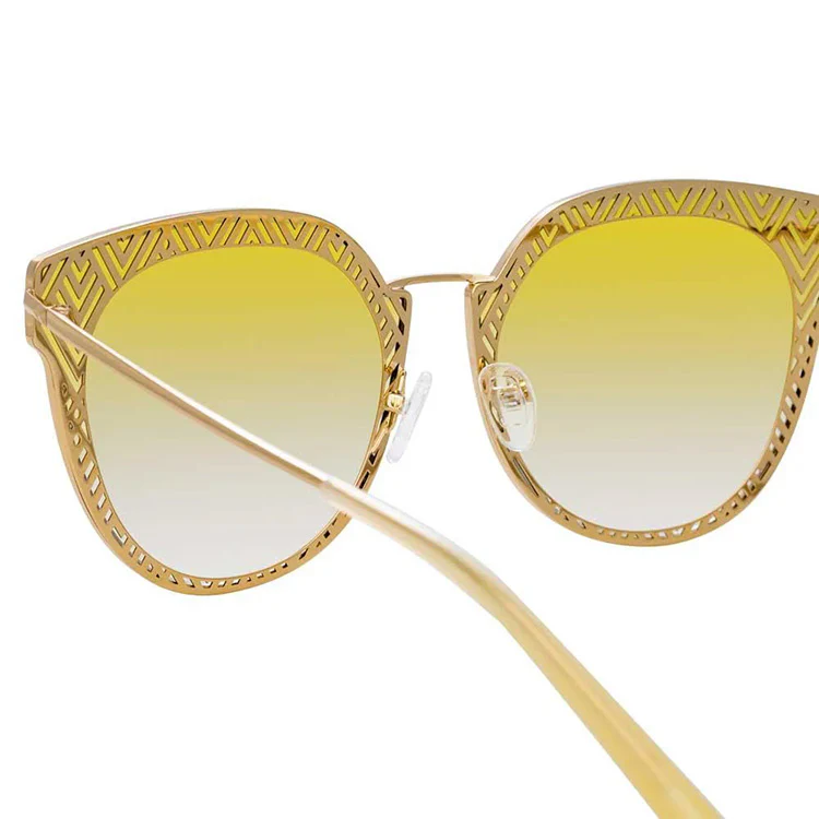 Matthew Williamson x Linda Farrow Yellow Sunglasses - Image 4