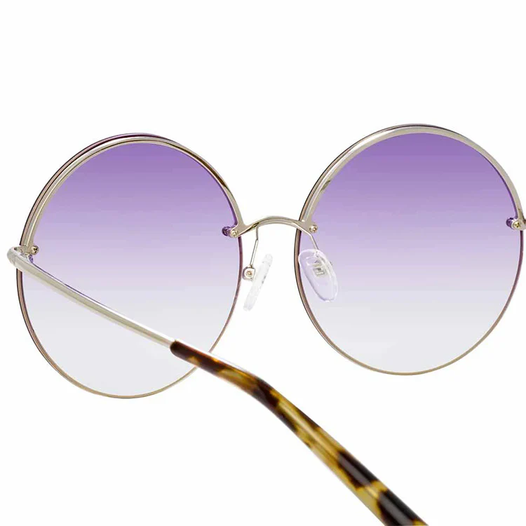 Matthew Williamson x Linda Farrow Purple Sunglasses - Image 4