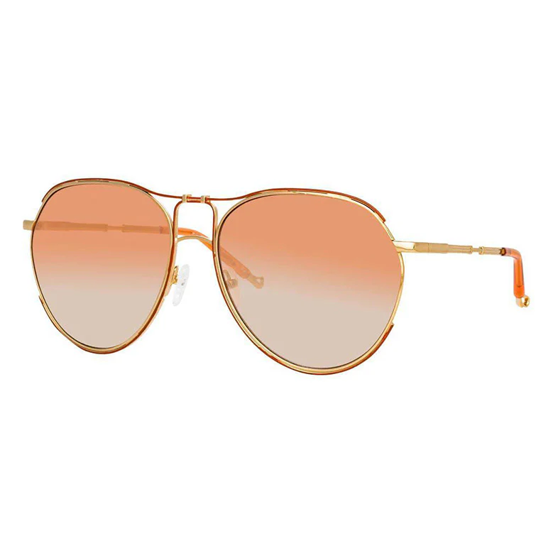 Matthew Williamson x Linda Farrow Orange Sunglasses