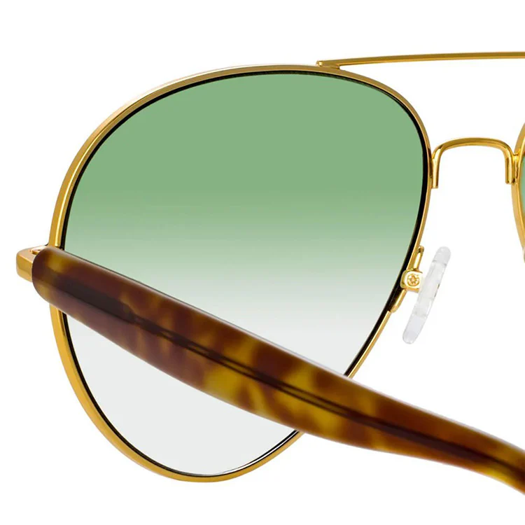 Matthew Williamson x Linda Farrow Green Sunglasses - Image 4