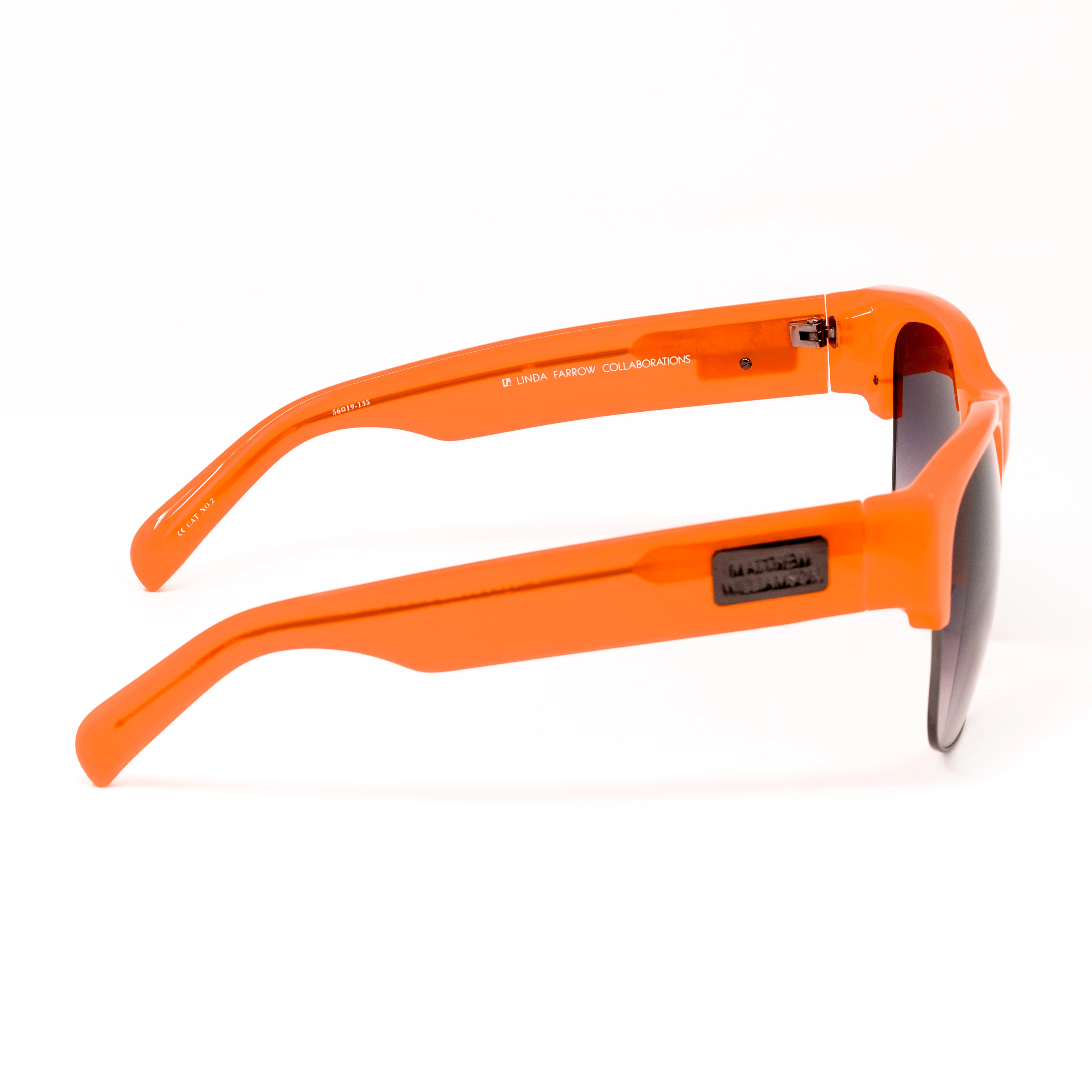 Matthew Williamson x Linda Farrow Orange Sunglasses - Image 3