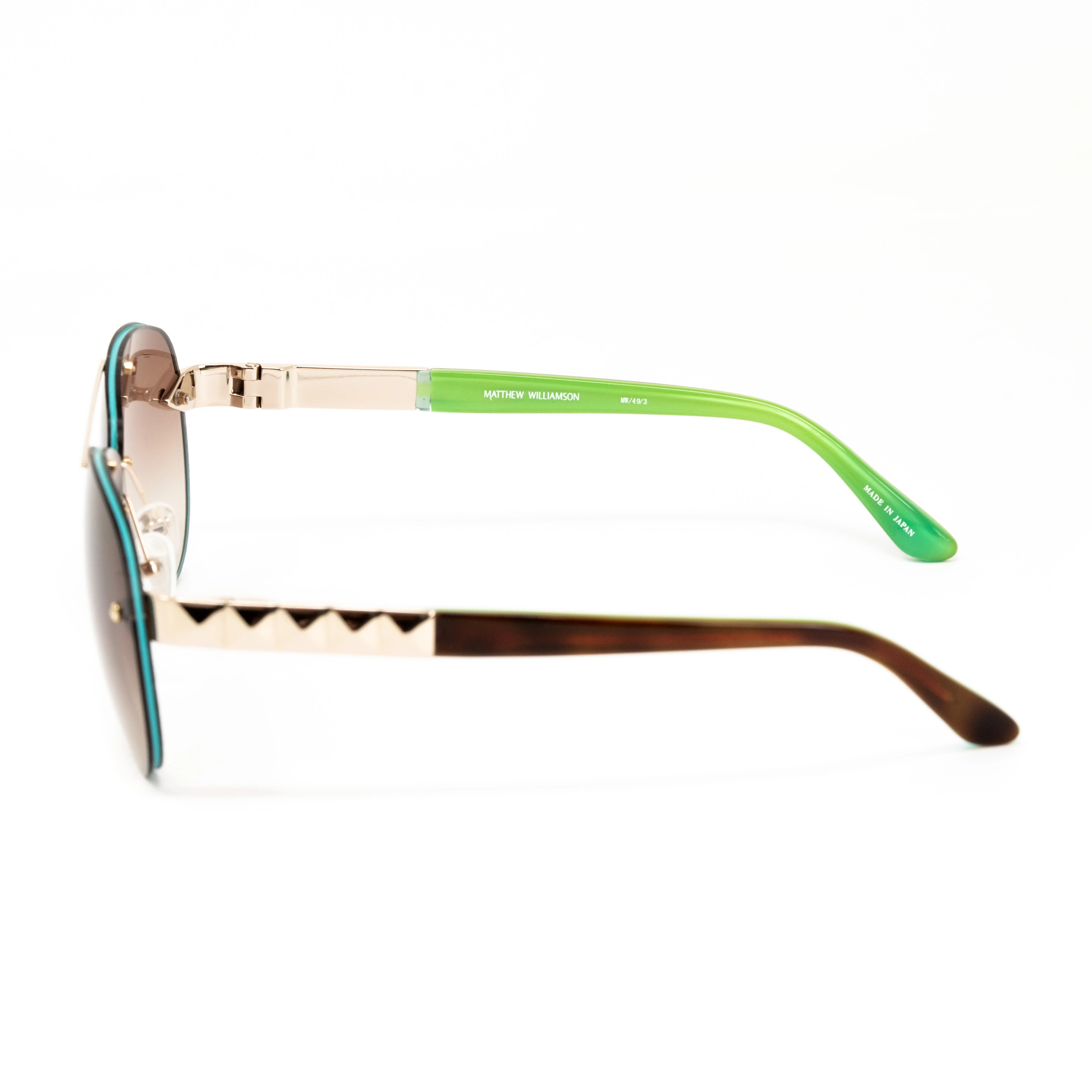 Matthew Williamson x Linda Farrow Brown Sunglasses - Image 2