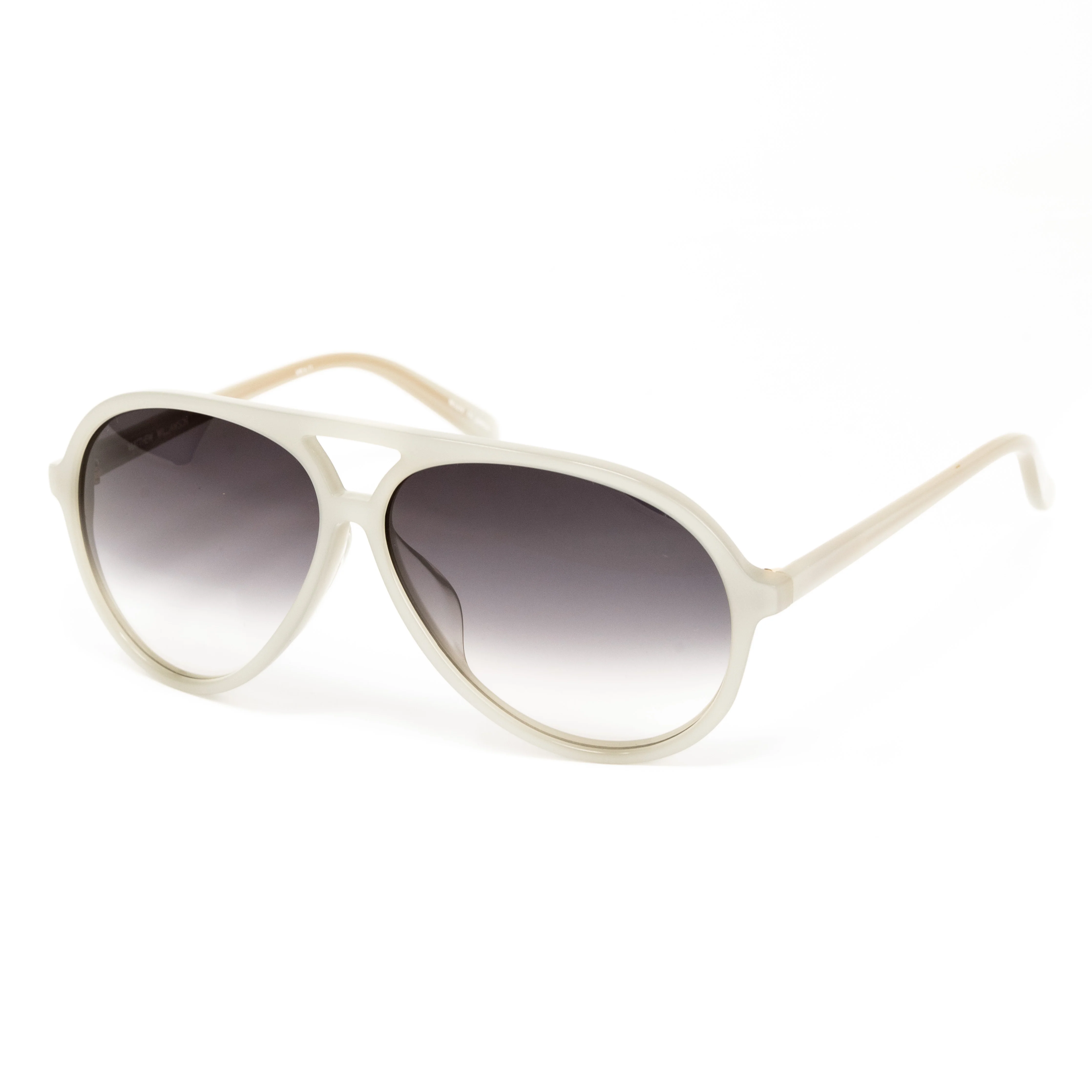Matthew Williamson x Linda Farrow White Sunglasses