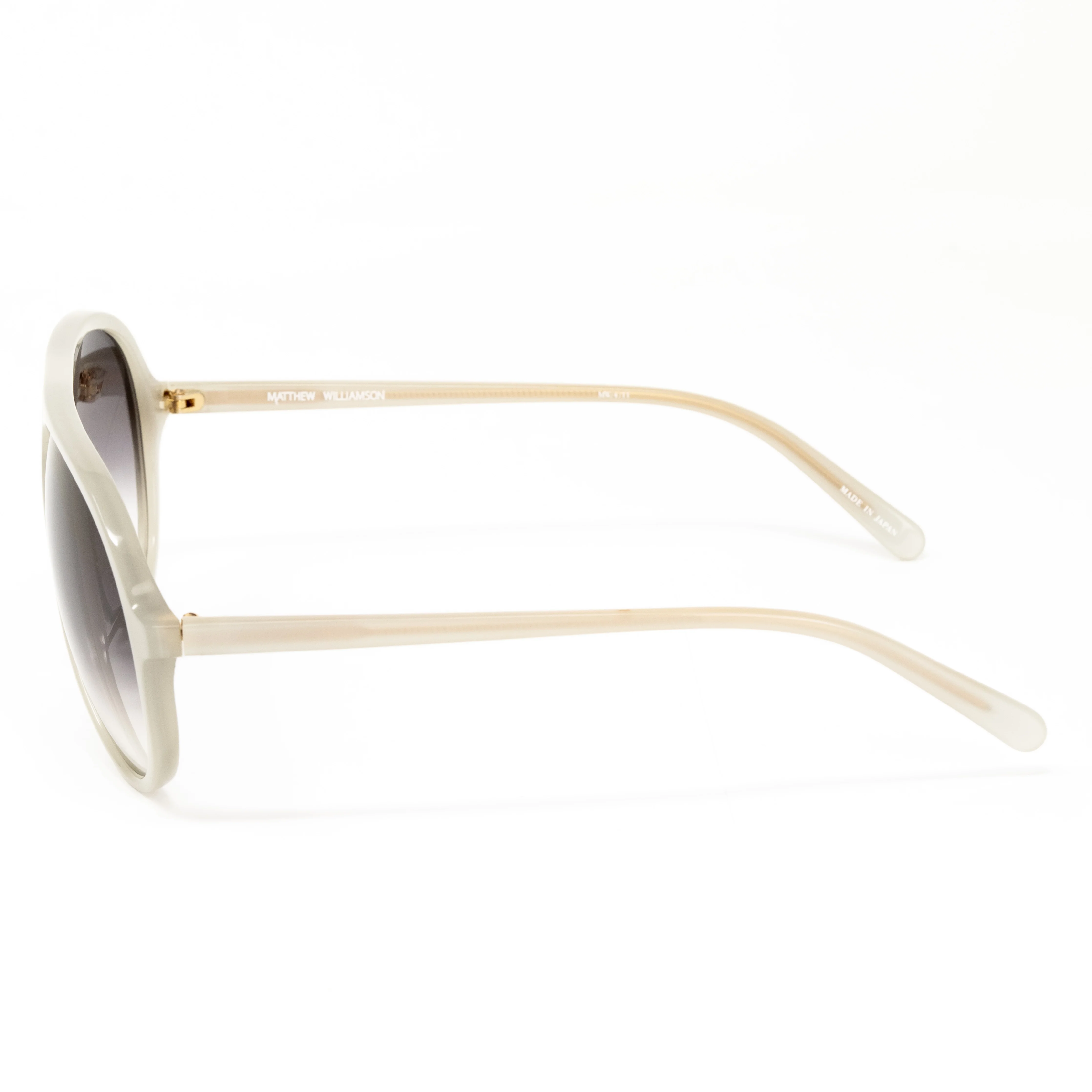 Matthew Williamson x Linda Farrow White Sunglasses - Image 2