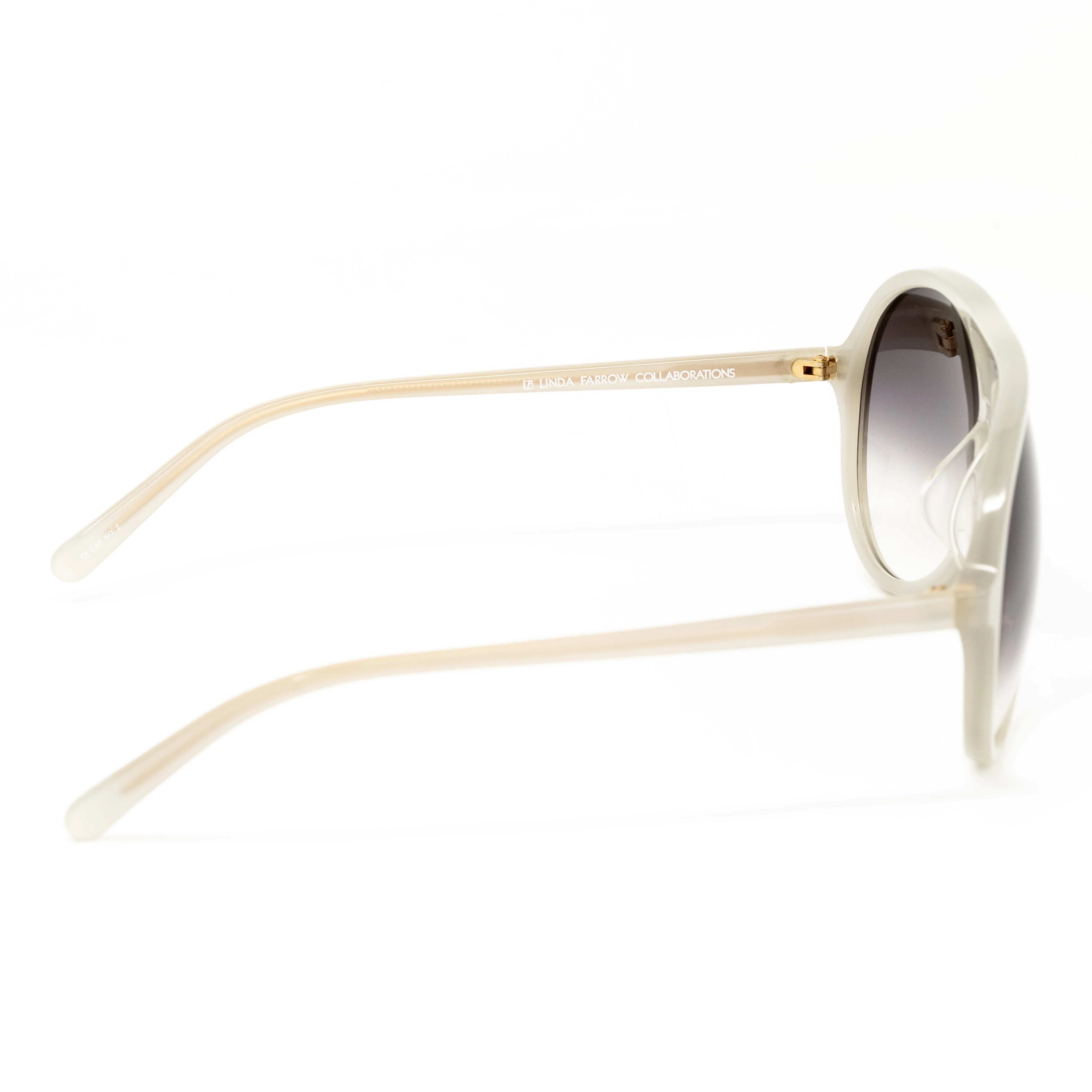 Matthew Williamson x Linda Farrow White Sunglasses - Image 3