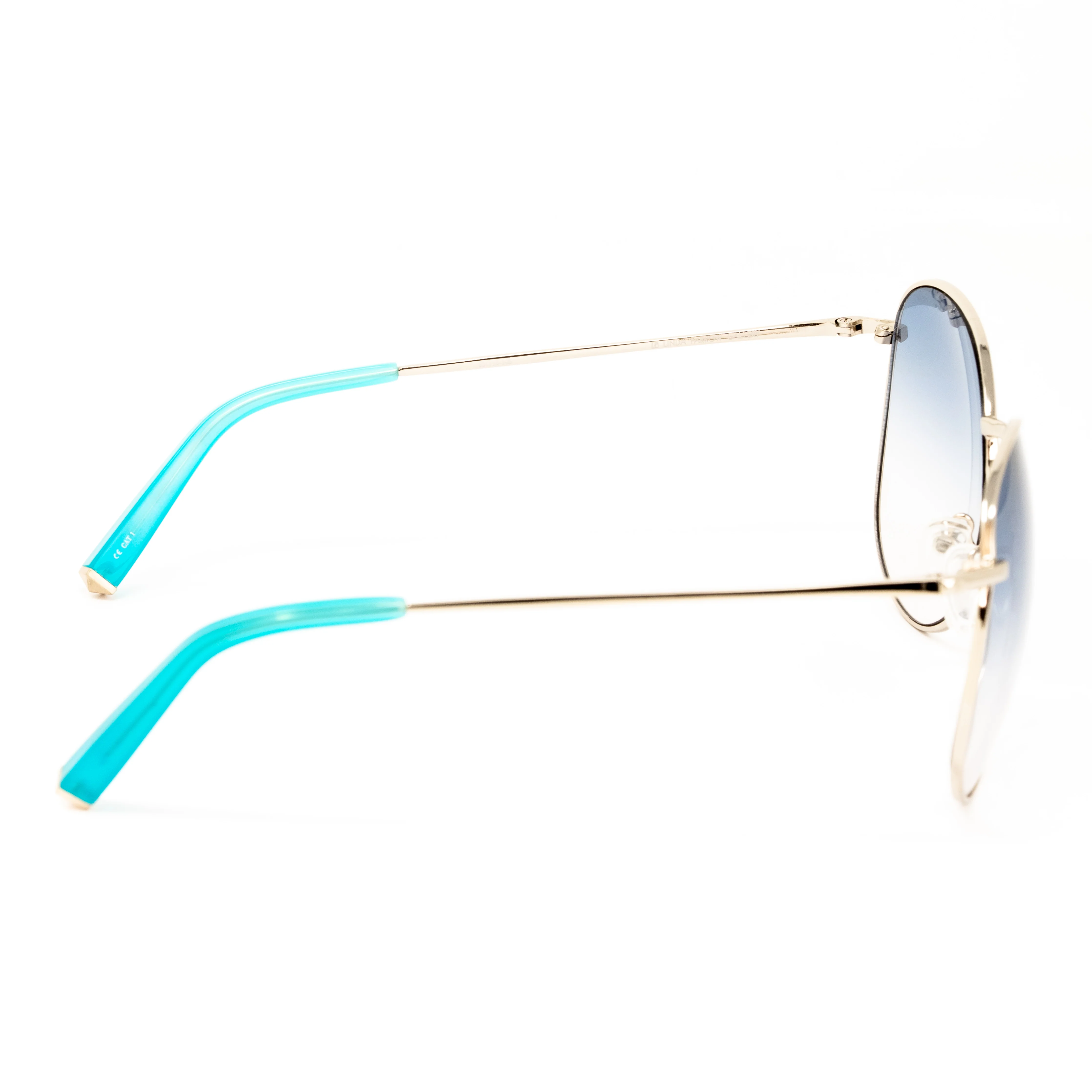 Matthew Williamson x Linda Farrow Blue Sunglasses - Image 3
