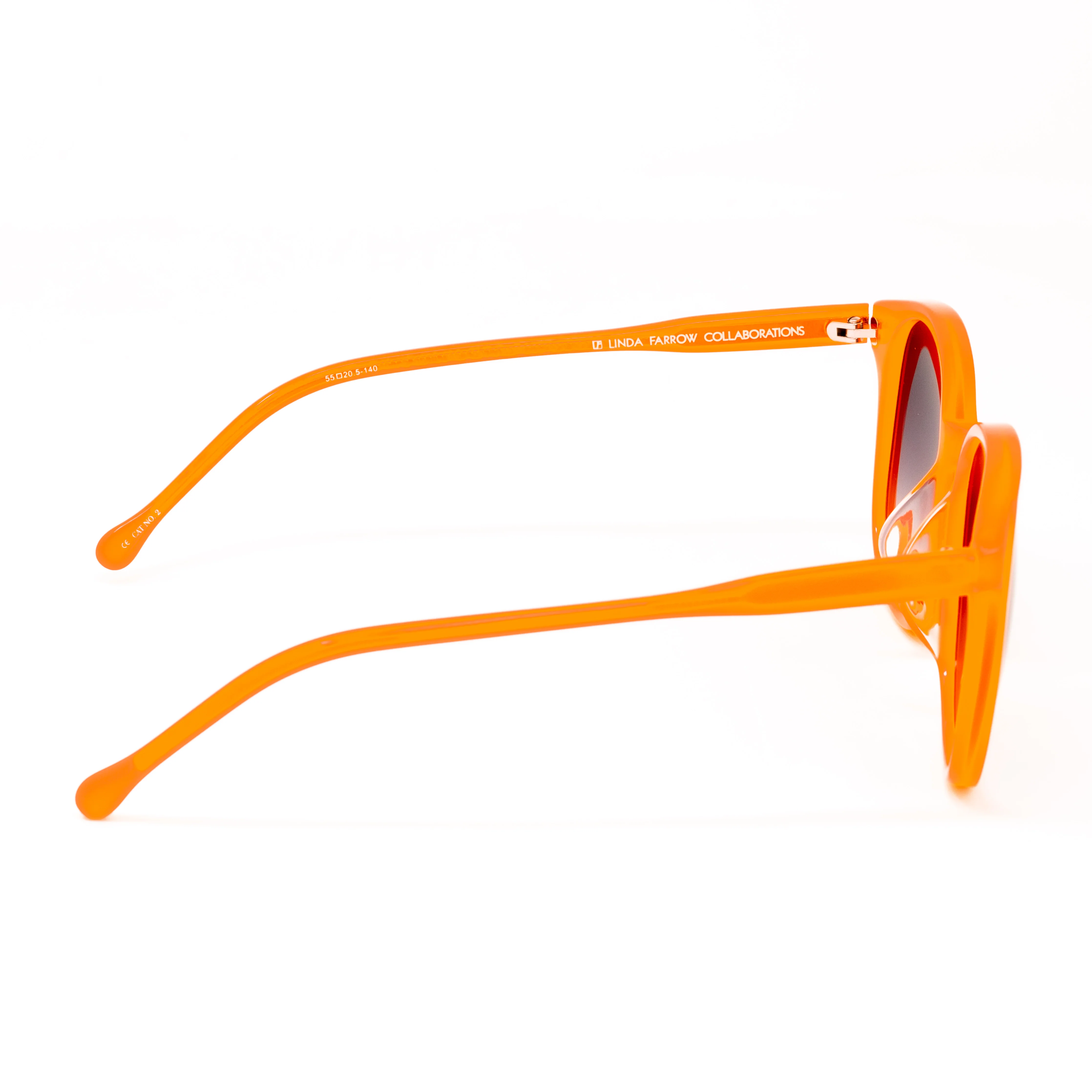 Matthew Williamson x Linda Farrow Orange Sunglasses - Image 3