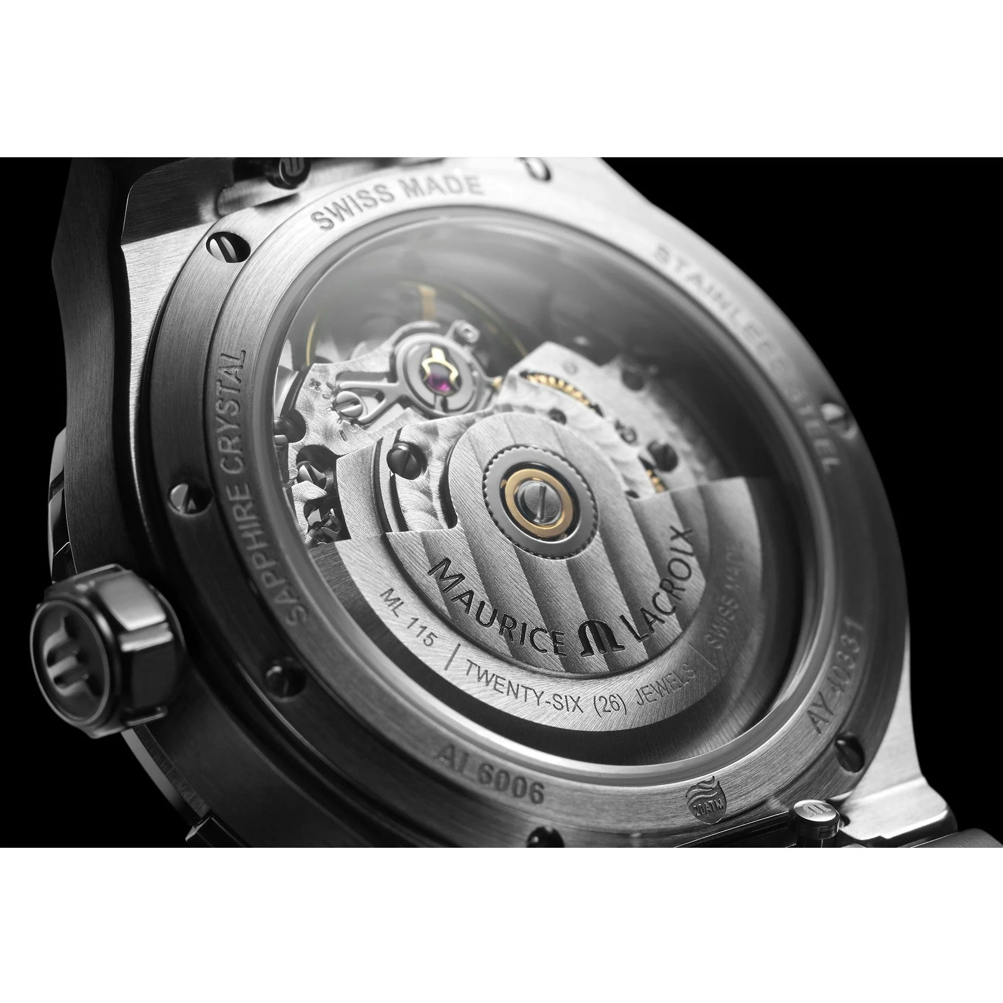 Maurice Lacroix Ladies Blue Aikon Automatic Watch - Image 3