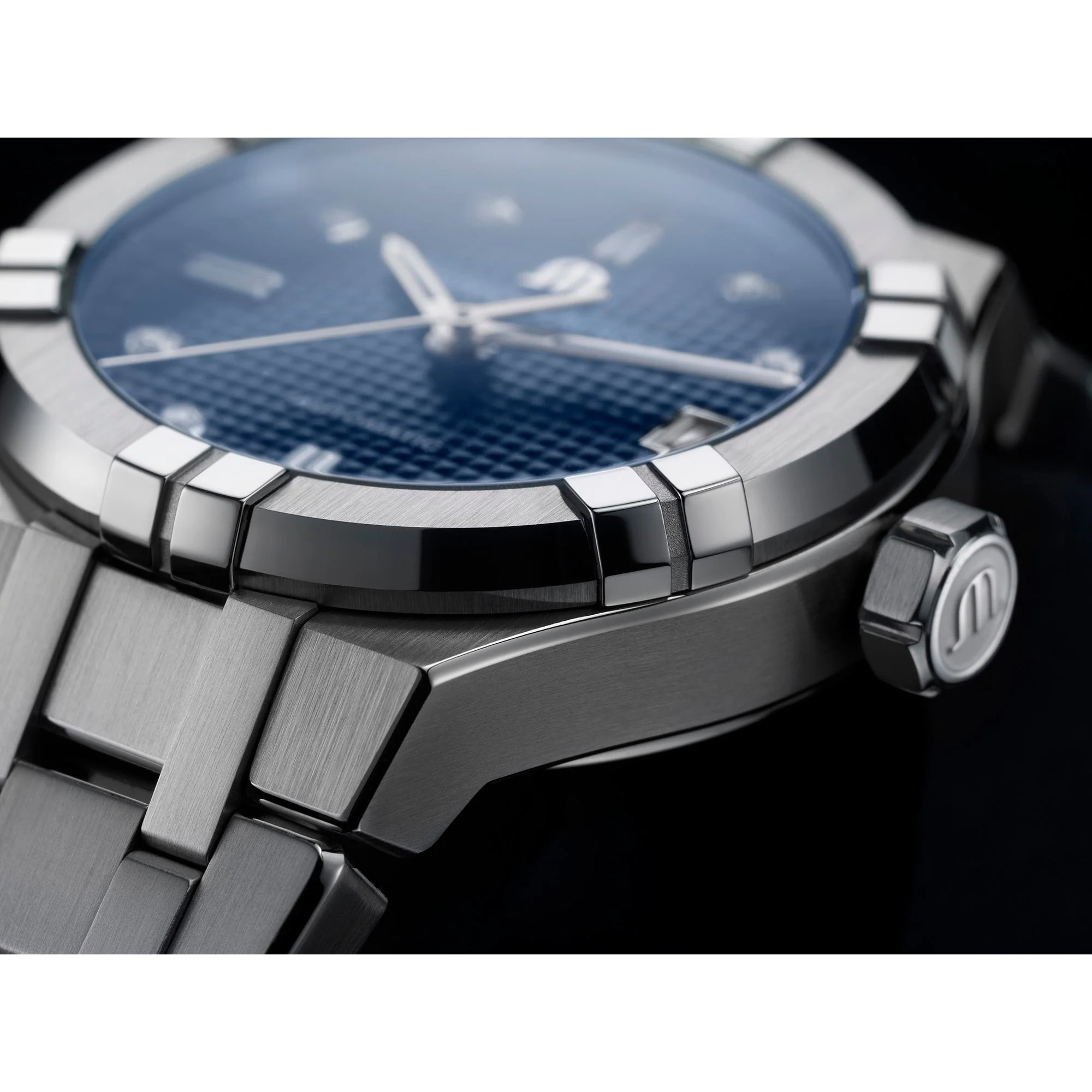 Maurice Lacroix Ladies Blue Aikon Automatic Watch - Image 4