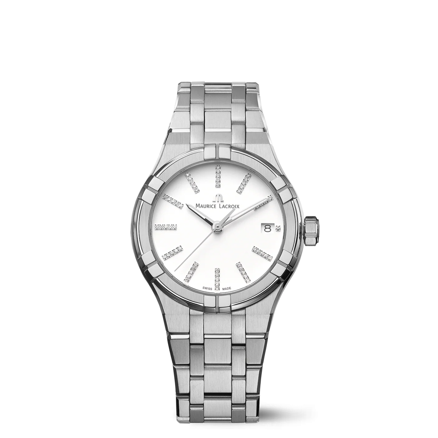 Maurice Lacroix Ladies White Diamond Aikon Watch