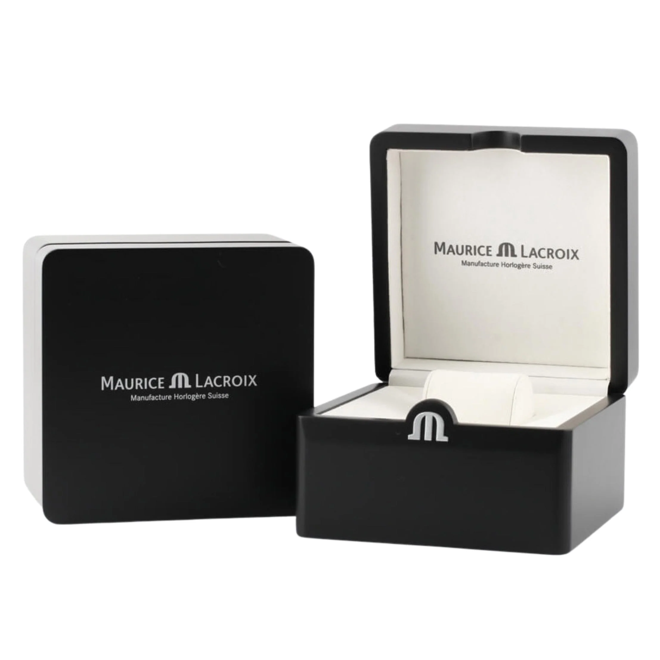 Maurice Lacroix Men's Black Aikon Venturer GMT Stainless Steel Watch AI6158-SS002-330-1 - Image 6