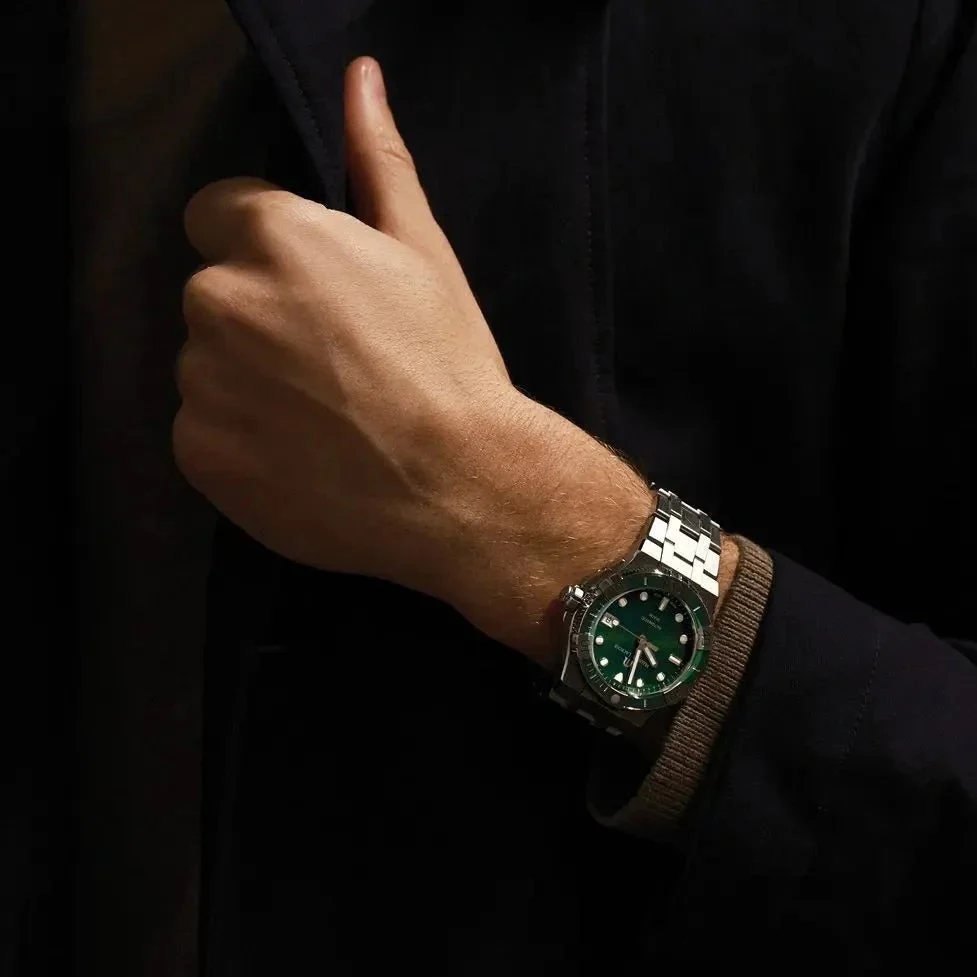 Maurice Lacroix Men's Green Aikon Automatic Watch - Image 2