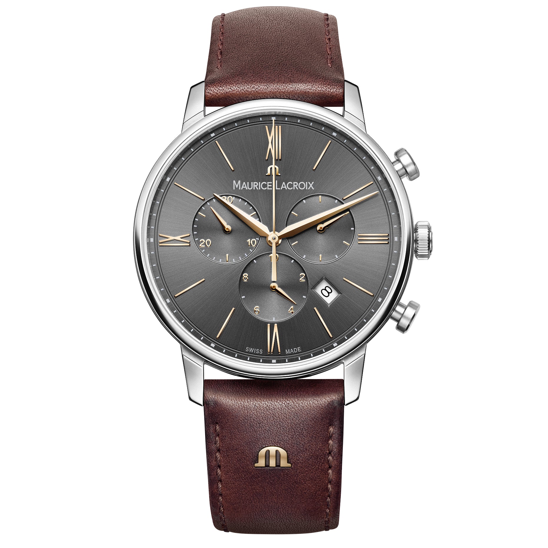 Maurice Lacroix Men's Grey Eliros Chronograph Watch