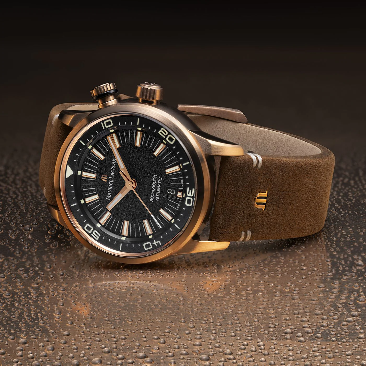 Maurice Lacroix Pontos S Diver Men's Bronze Special Edition Watch - Image 2