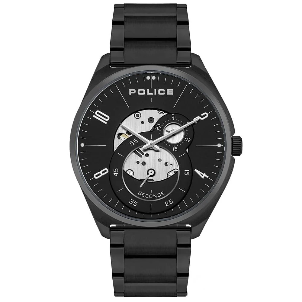 Police Black Kaizuka Watch