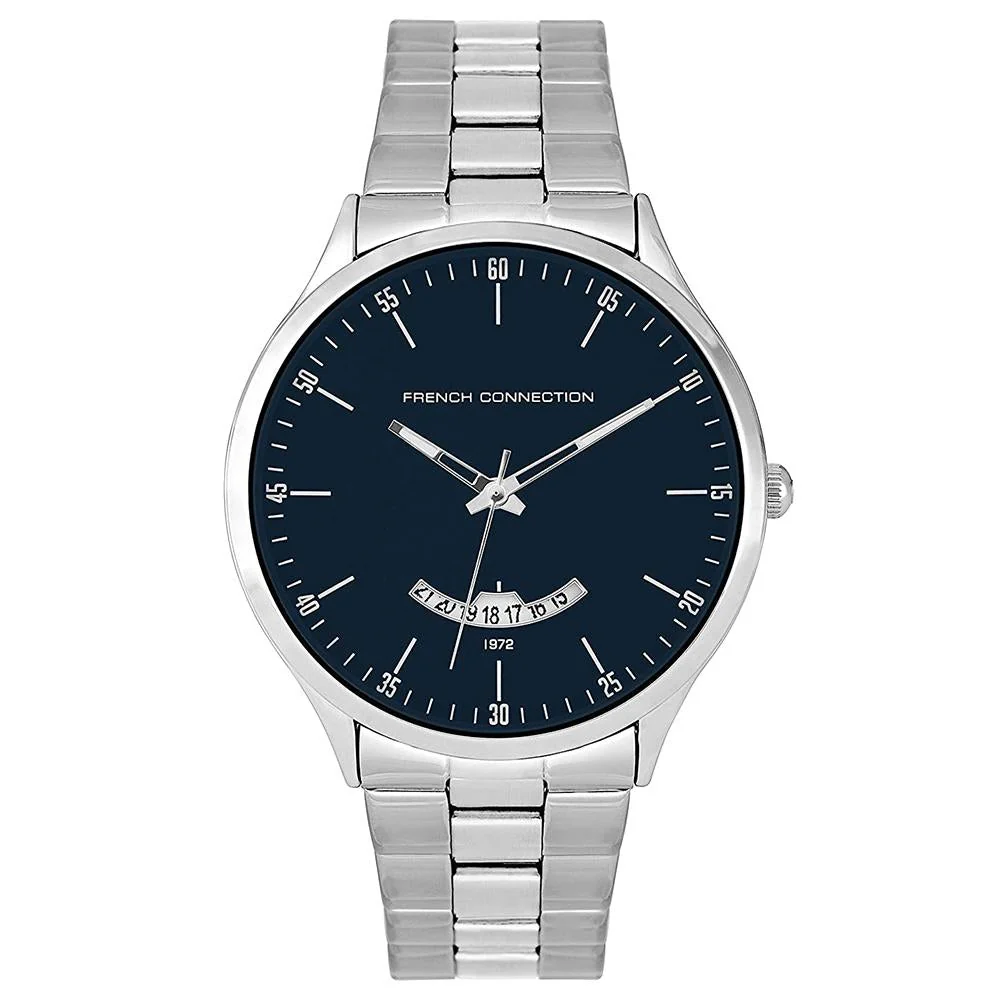 French Connection Men's Original Silver Watch