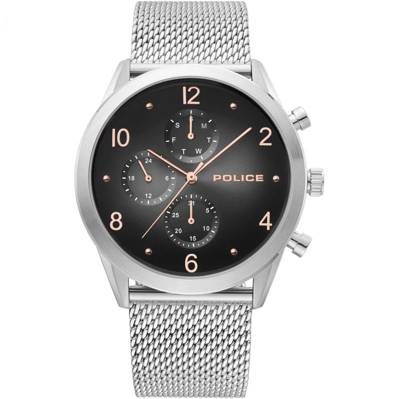 Police Silver Silfra Watch