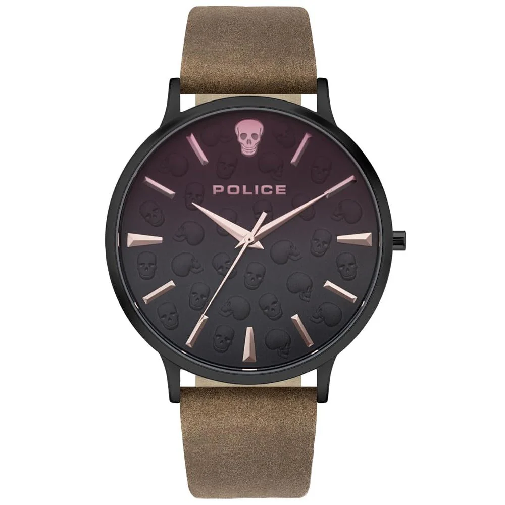 Police Brown Tasman Watch